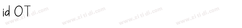 id OT懐映体字体转换